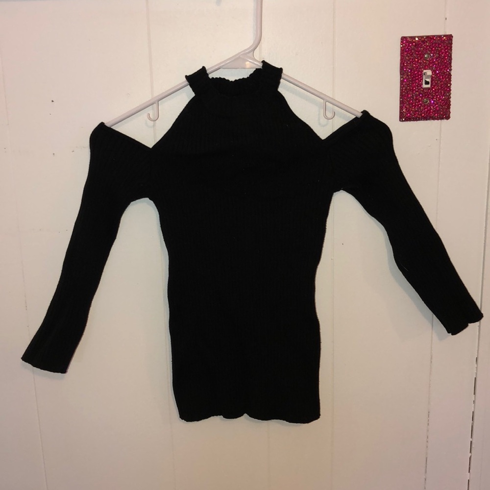 Forever21 cold shoulder sweater